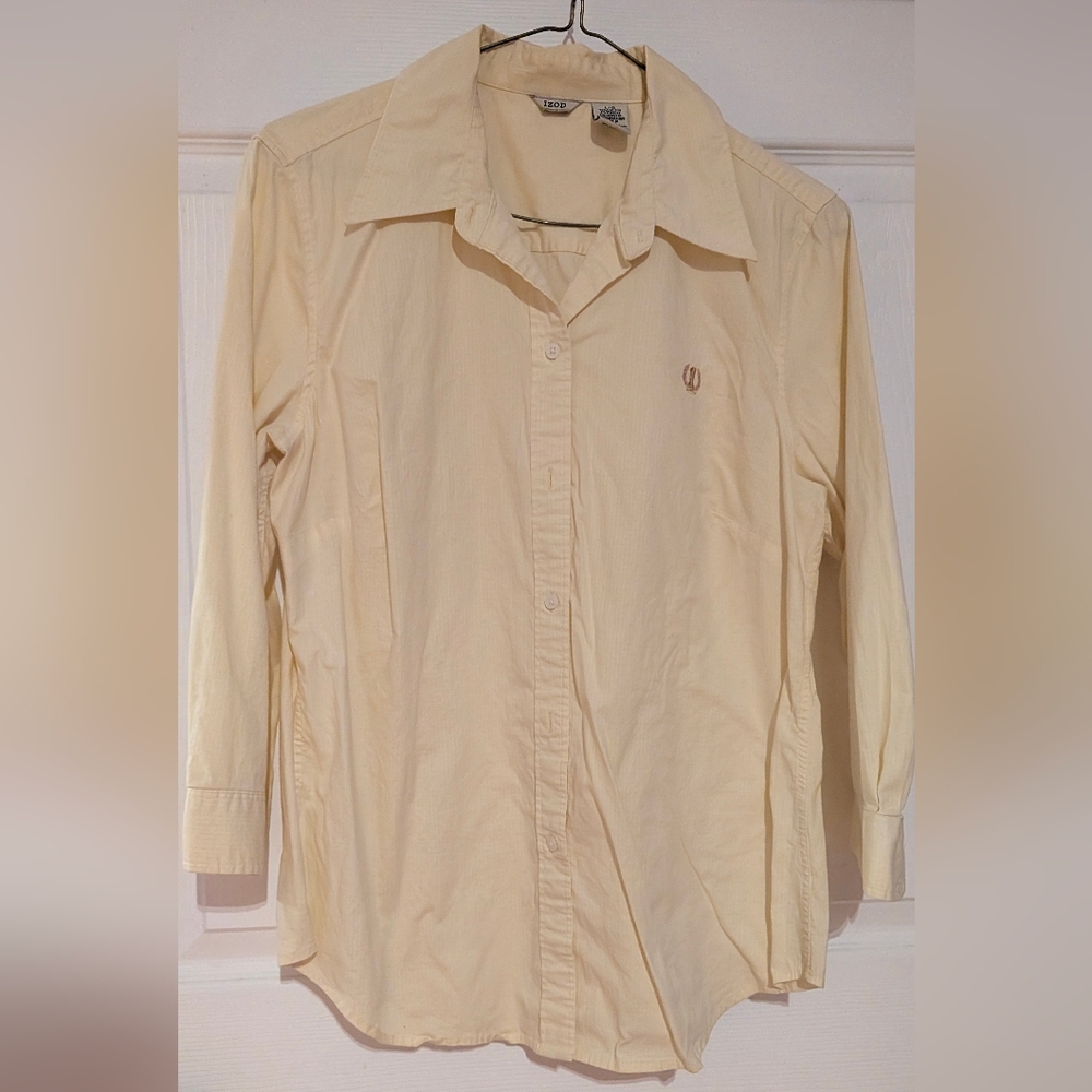 Izod Light Yellow Women's Shirt